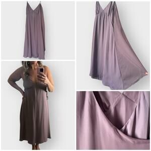 Kendall + Kylie wrap midi/maxi dress